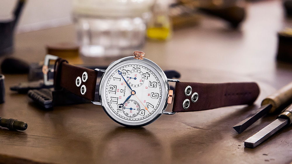 Mẫu đồng hồ cổ điển First Omega Wrist Chronograph Omega-wrist-chronograph-1