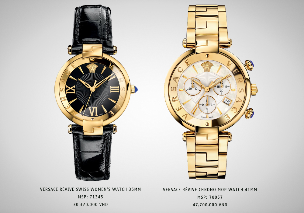 bộ sưu tập đồng hồ Versace Rêvive 2
