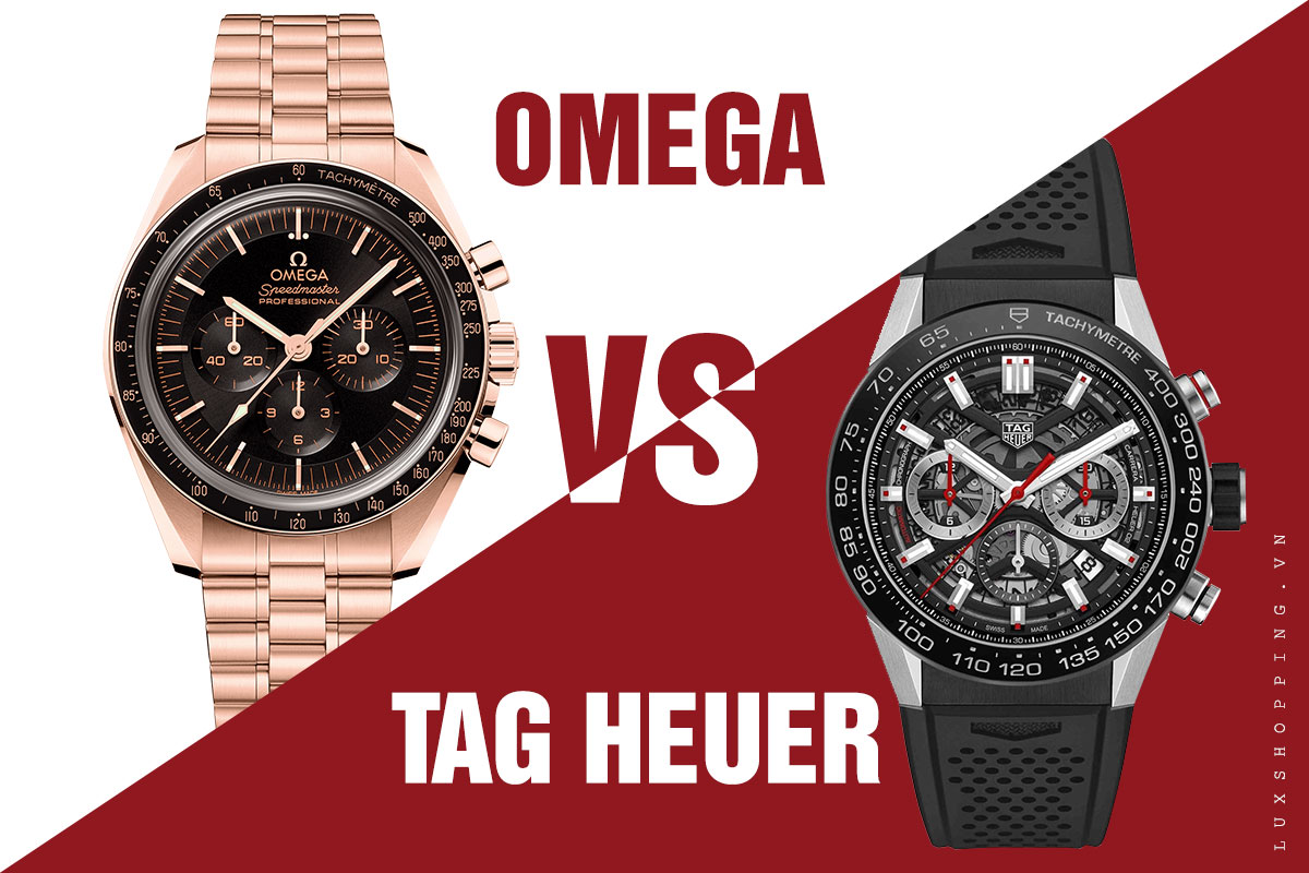 so sánh đồng hồ omega và đồng hồ tag heuer, nên mua đồng hồ nào