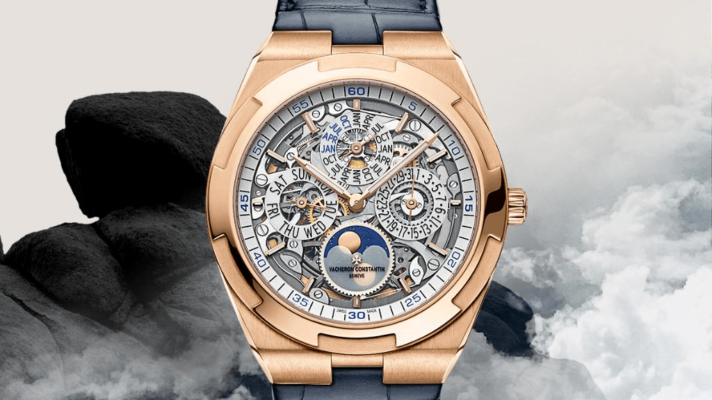 đồng hồ Vacheron Constantin Overseas Perpetual Calendar Skeleton siêu mỏng 2020