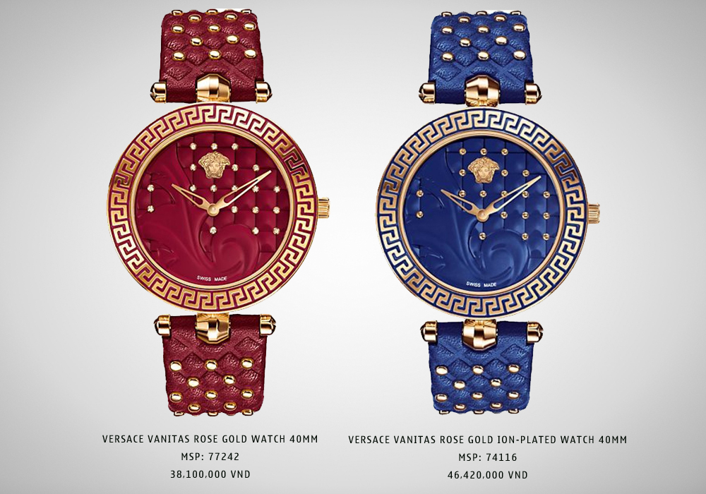 bộ sưu tập đồng hồ versace vanitas